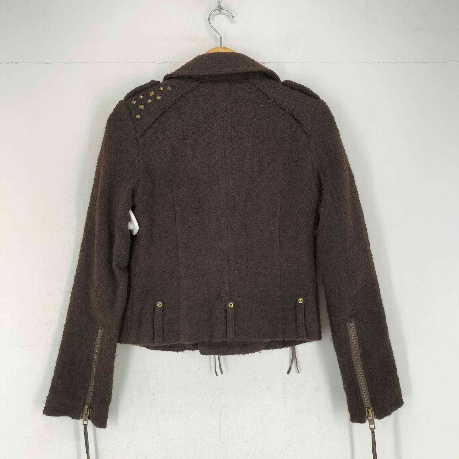 ロイヤルパーティー ROYAL PARTY Y2K ツイードダブルライダースジャケット レディース 0