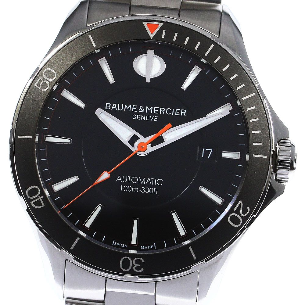 ボーム＆メルシェ Baume u0026 Mercier M0A10340 クリフトンクラブ デイト 自動巻き メンズ箱・保証書付き_805238