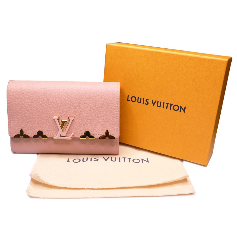 ルイ ヴィトン ポルトフォイユ カプシーヌ コンパクト 三つ折り財布