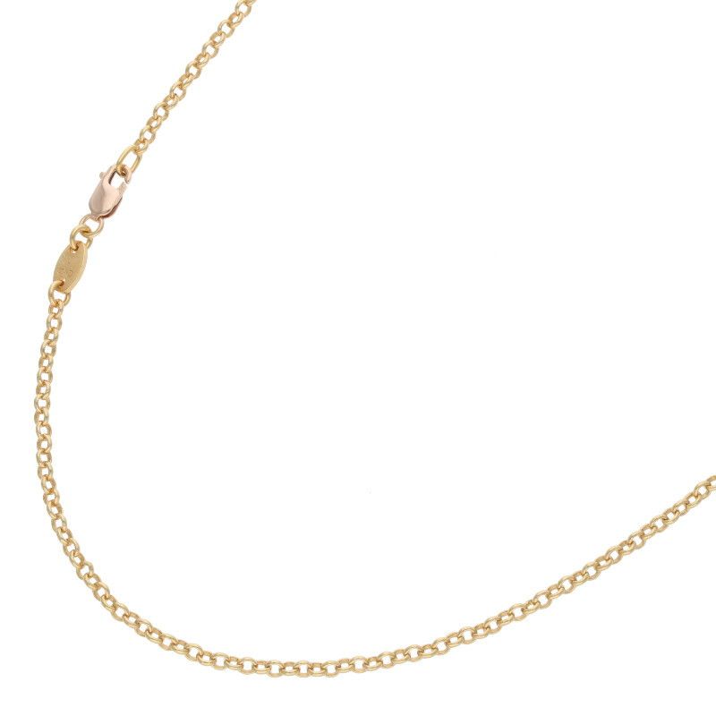 クロムハーツ 22K NECKCHAIN R18/ロールチェーン18inch ゴールド