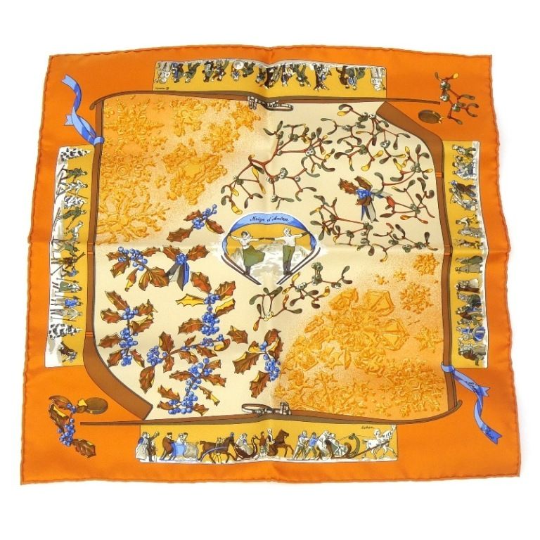 エルメス カレ45 去年の雪 Neige d'Antan スカーフ HERMES 楽天市場】【最高級品】 HERMES 【CARRE45/カレ45 Neige d'Antan
