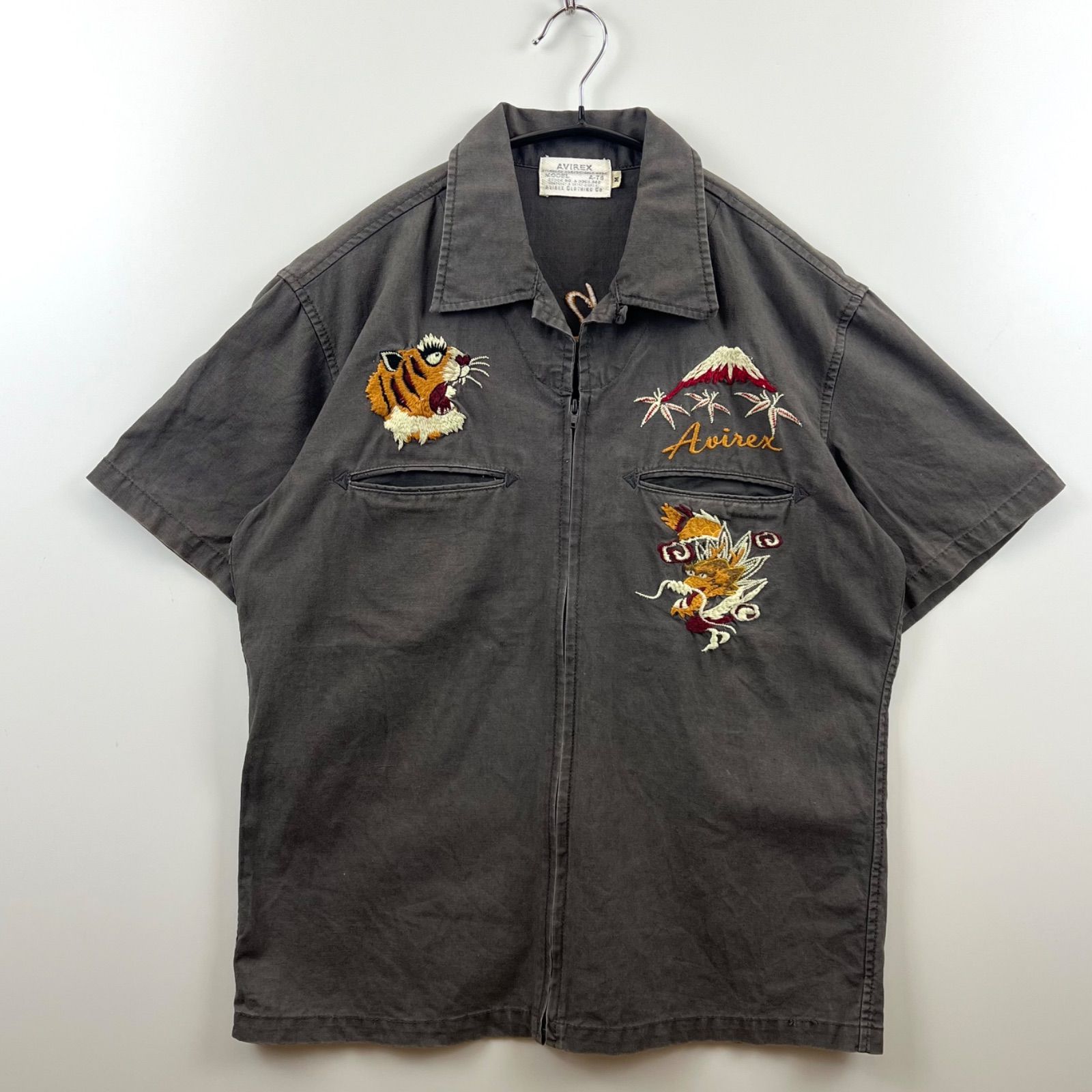 AVIREX 00s archive JAPAN S/S A-75 Vietnam shirts M 6105045