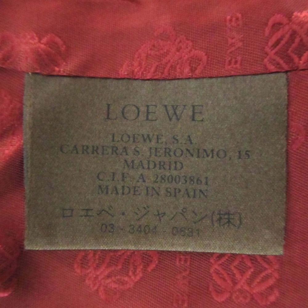 美品 LOEWE ロエベ ラムレザー シングル テーラードジャケット
