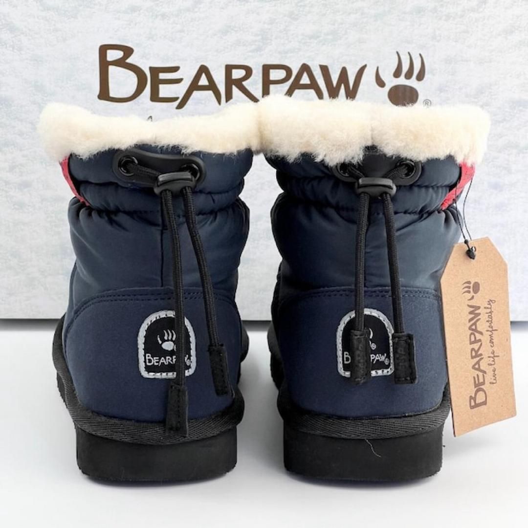 新品 BEARPAW ベアパウ レディース スノー ボア ムートン ネイビー 紺