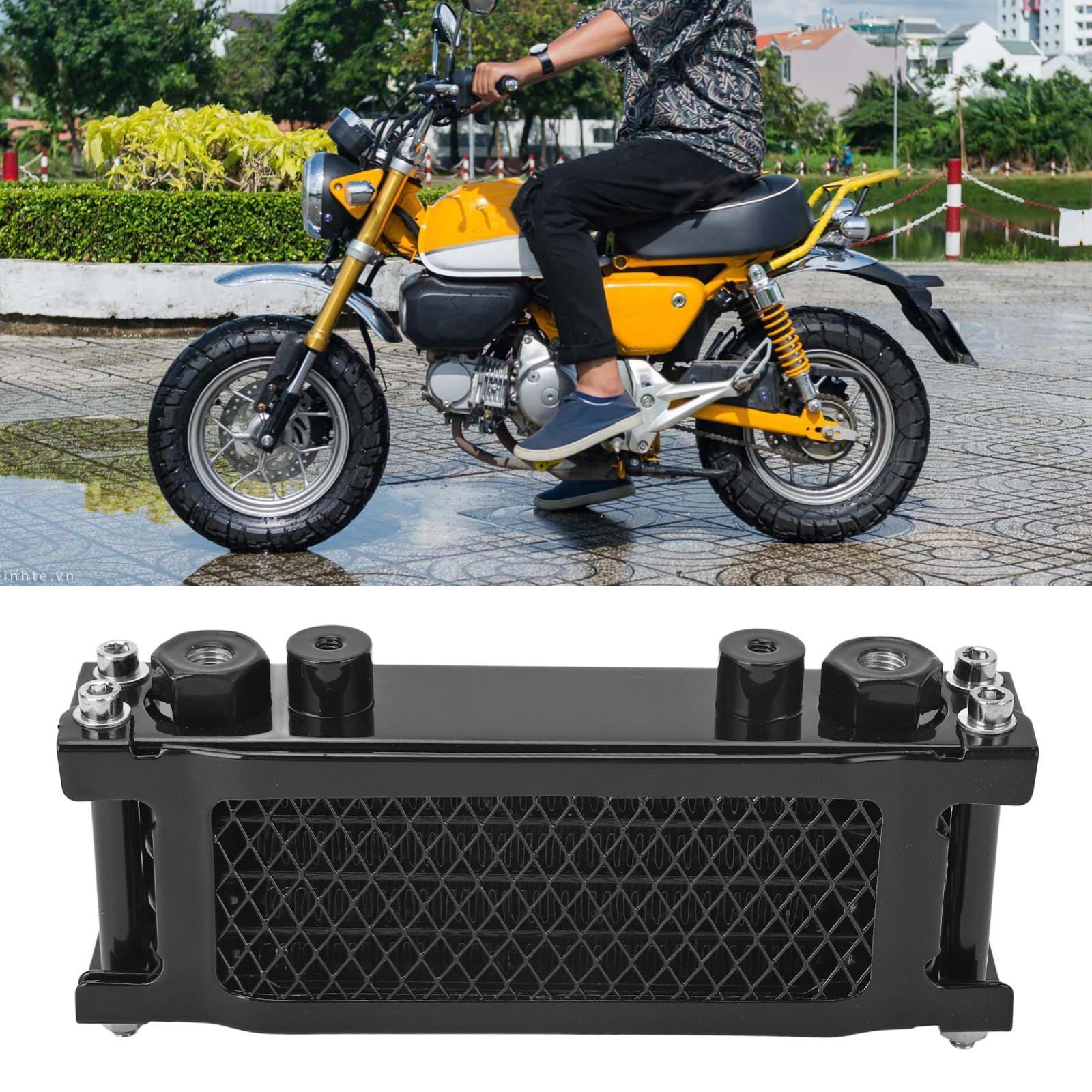 新品 オートバイエンジンオイルクーラー、ユニバーサルエンジン