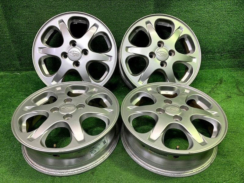 スバル SUBARU スバル純正 RC2 R2 15ｲﾝﾁ 4.5J 4穴 4本 100 45