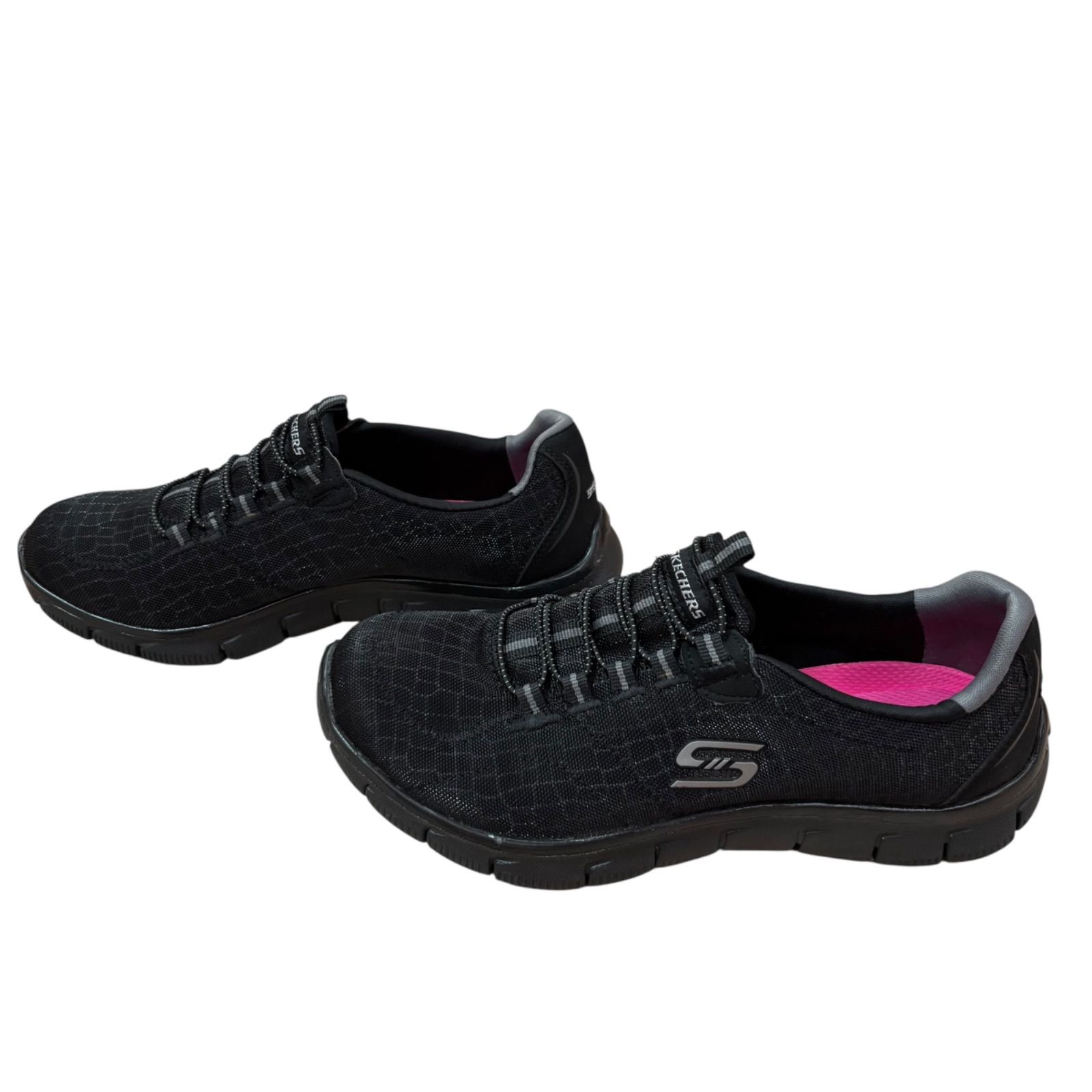 Z1414 SKECHERS スケッチャーズ スニーカー MEMORYFOAM ブラック
