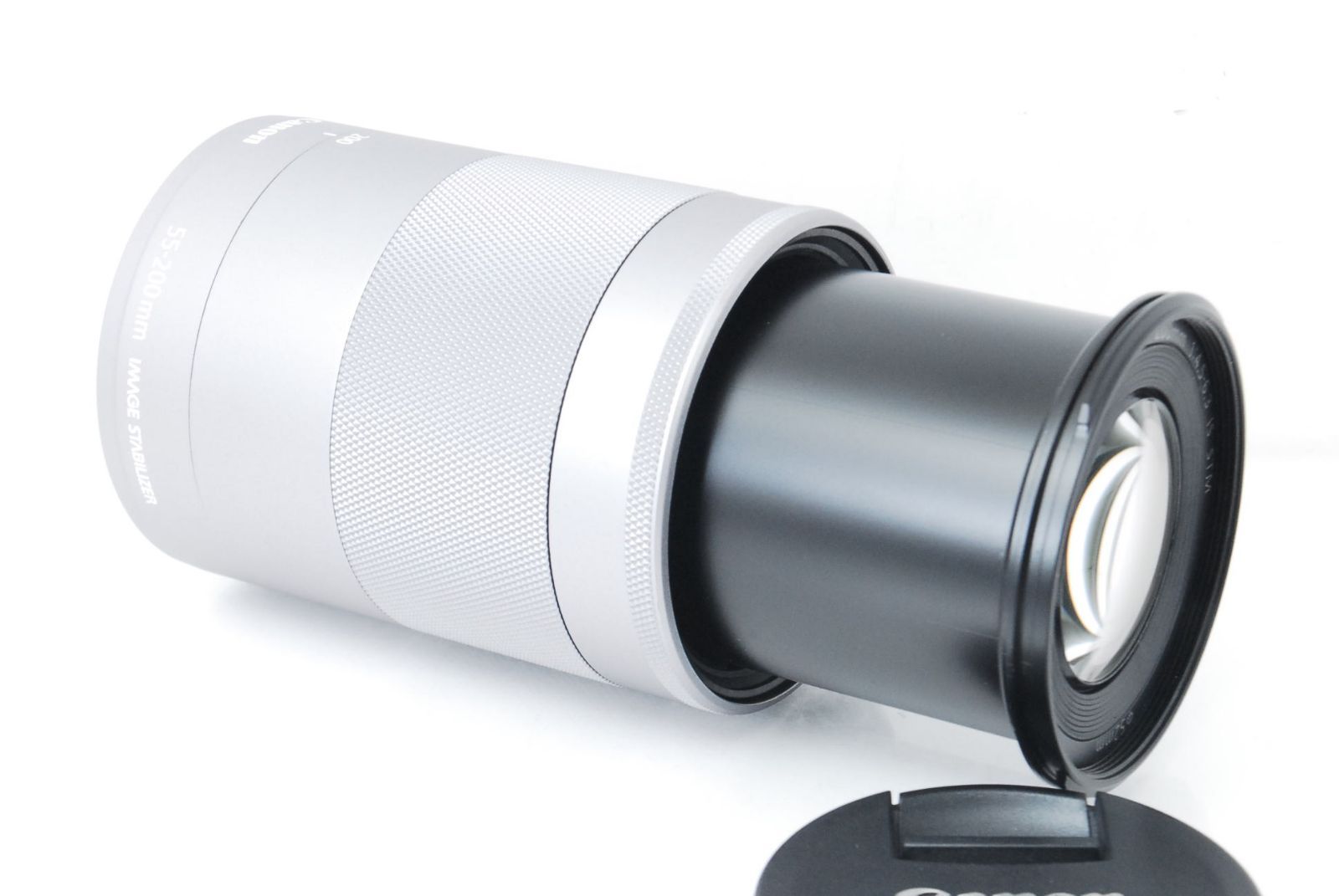 ◇望遠レンズ◇ キャノン CANON EF-M 55-200mmシルバー ❤️手ぶれ補正