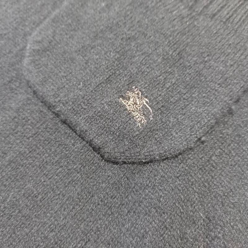 バーバリー ブルーレーベル ニットワンピース フード ウール