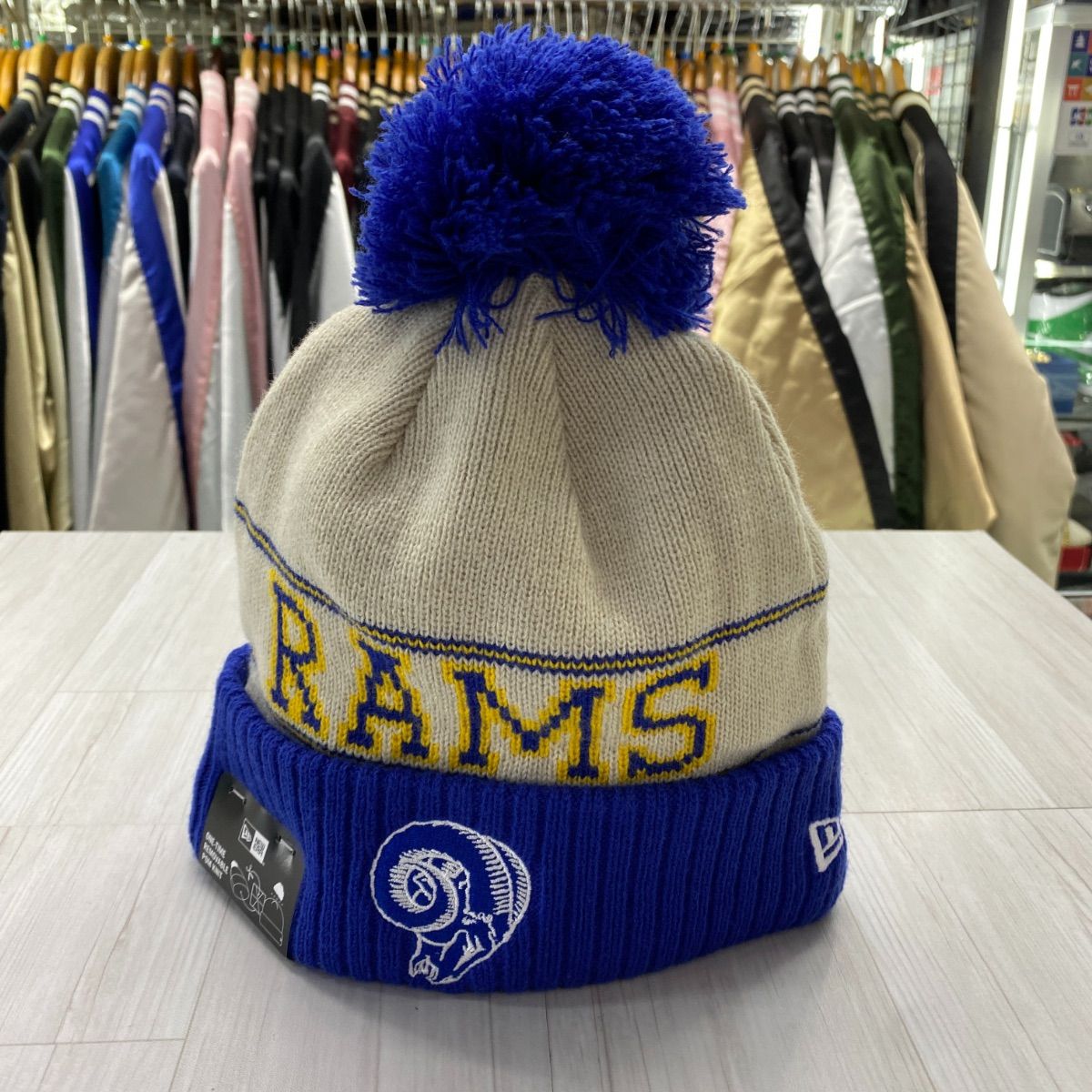 NEWERA ニューエラ NFL 公式 ニット帽 LA Rams ロサンゼルス ラムズ