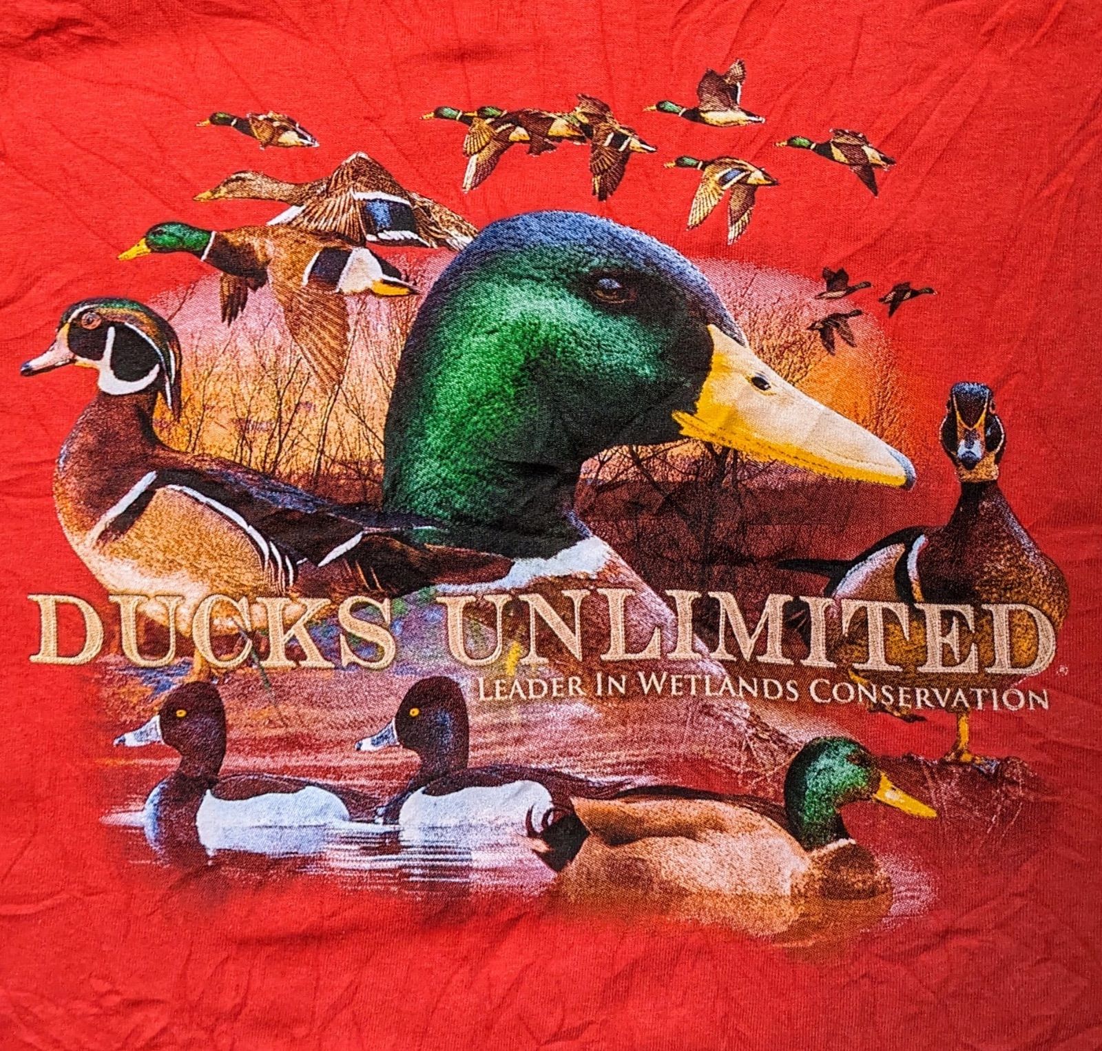 新品タグ付き USA輸入 US古着 DUCKS UNLIMITED 鴨 カモ 両面 新品タグ付き USA輸入 US古着 DUCKS UNLIMITED 鴨 カモ 両面