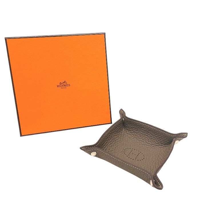 新品エルメスHERMESレザートレイ　ウィドポッシュ　ミーズエルランス　トレー 新品エルメスHERMESレザートレイ ウィドポッシュ ミーズエル