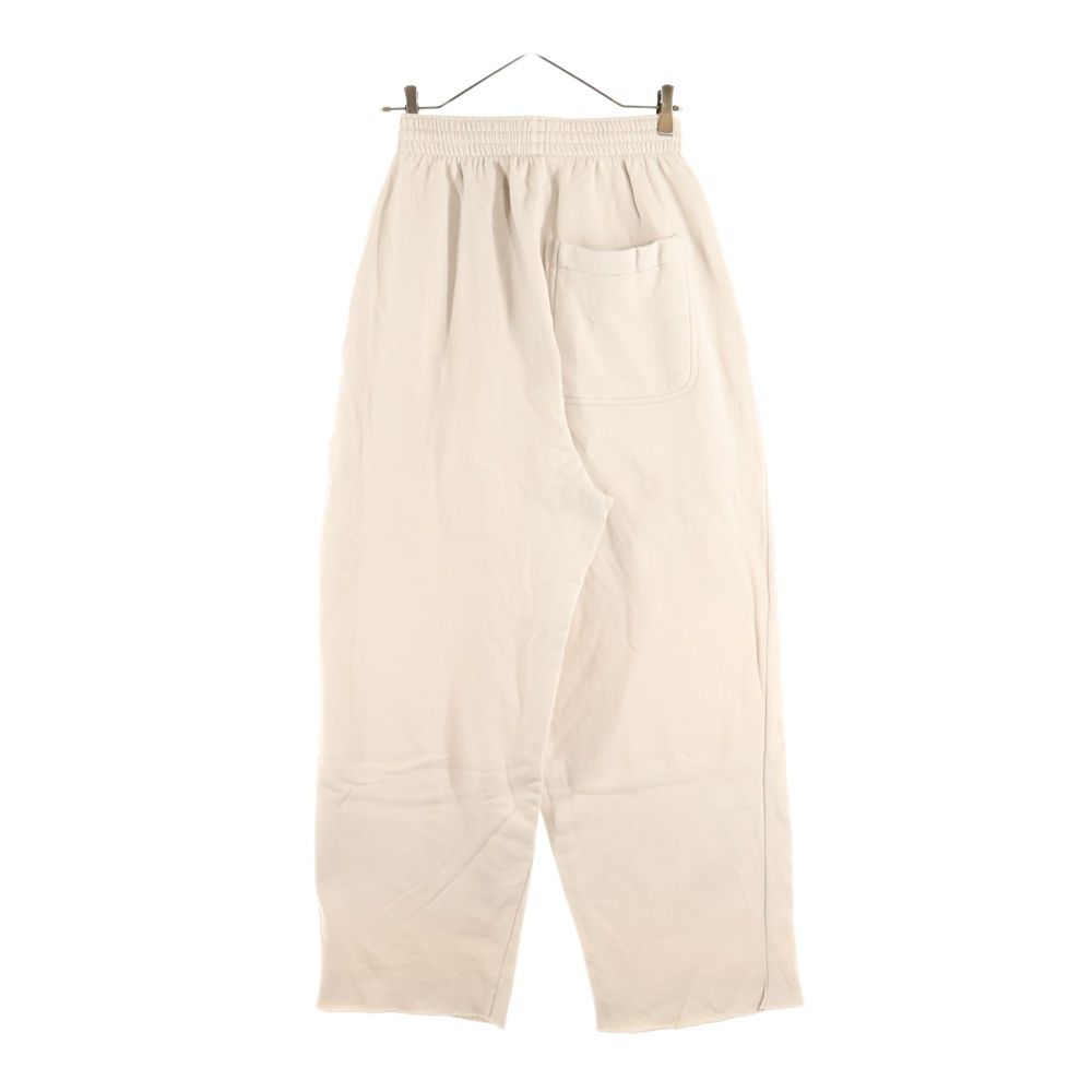 バレンシアガ 22 SS カットオフ クロップド スウェット ロング パンツ アイボリー 657117 TJVN 8