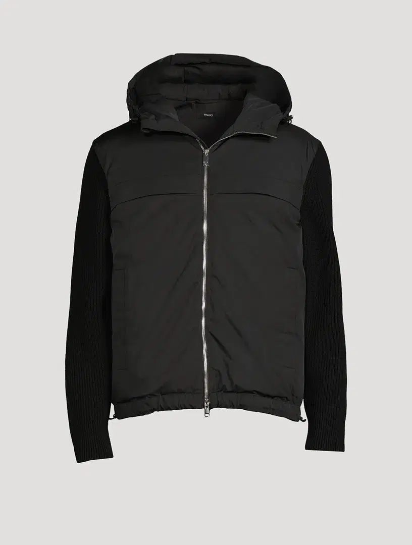 美品✨ セオリー ジップ パーカー フード カシミヤ混 茶 23AW 現行