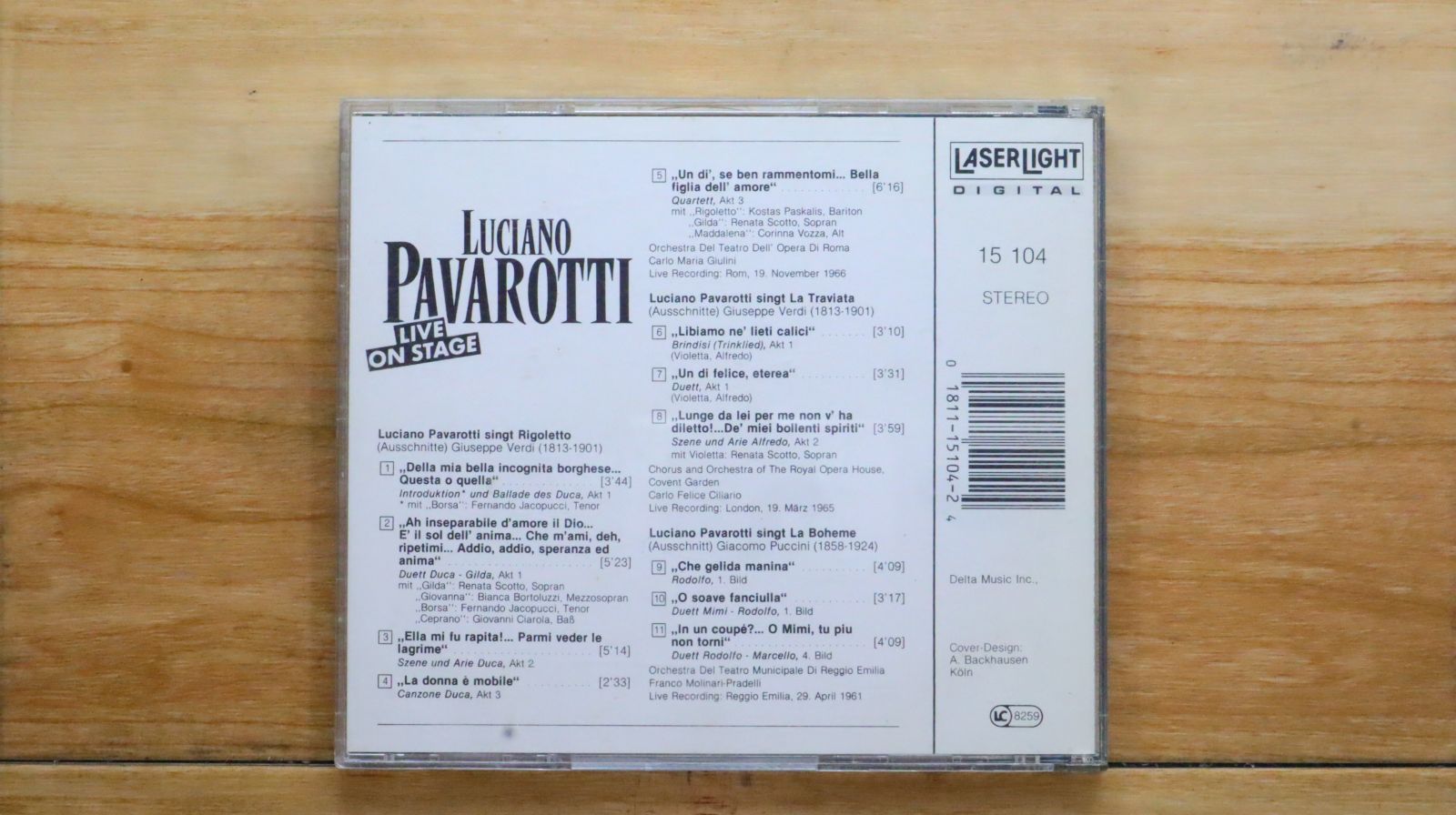 中古CD☆ルチアーノ・パヴァロッティ/LUCIANO PAVAROTTI□ Live