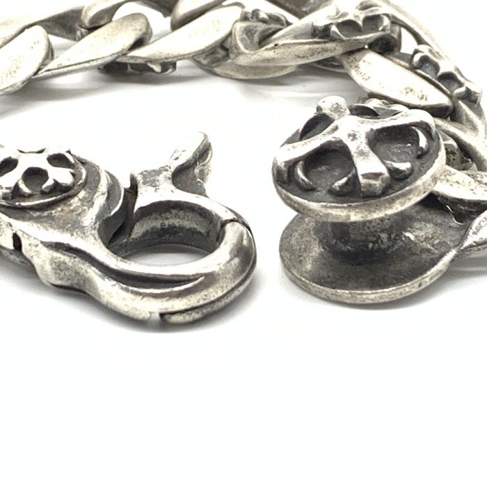 シルバー925 クロスモチーフ ブレスレット Size 22.5cm - メルカリ