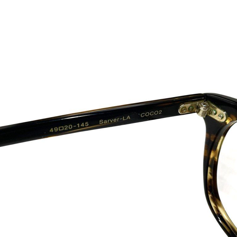 OLIVER PEOPLES SarverーLA COCO2 ウェリントンメガネ OLIVER PEOPLES Sarver-LA COCO2 ウェリントンセルフレーム