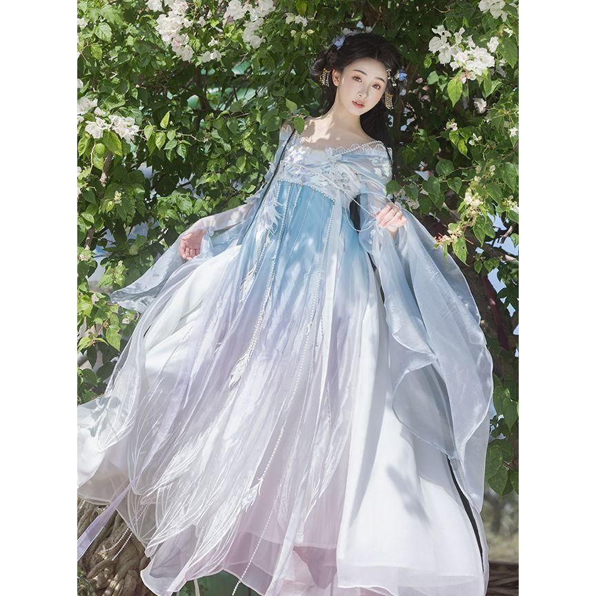 チャイナドレス ワンピース トップス 2点セット 仮装 漢服 コスプレ 中華服 古時代 チャイナ風 ワンピース 普段着 唐服 仙女 唐装 漢服仙女