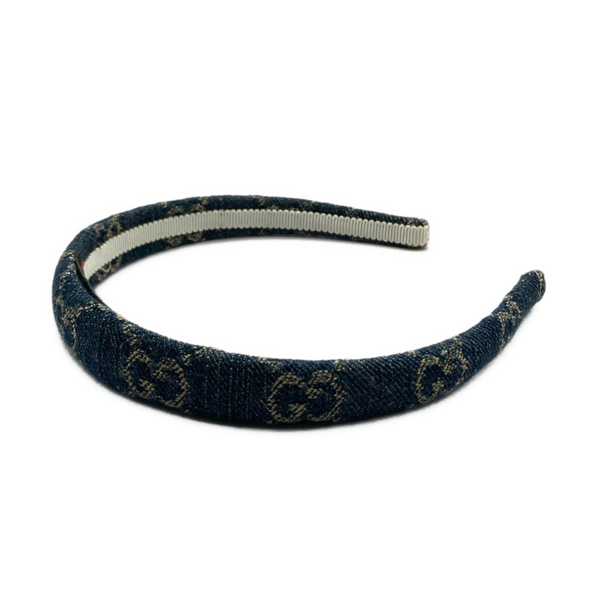GUCCI(グッチ) カチューシャ美品 エコ ウォッシュ ド デニム