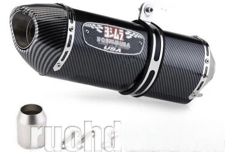 ★専用★ 汎用! 420MM 60.5MM ステンレス カーボン サイレンサー マフラー FZ1