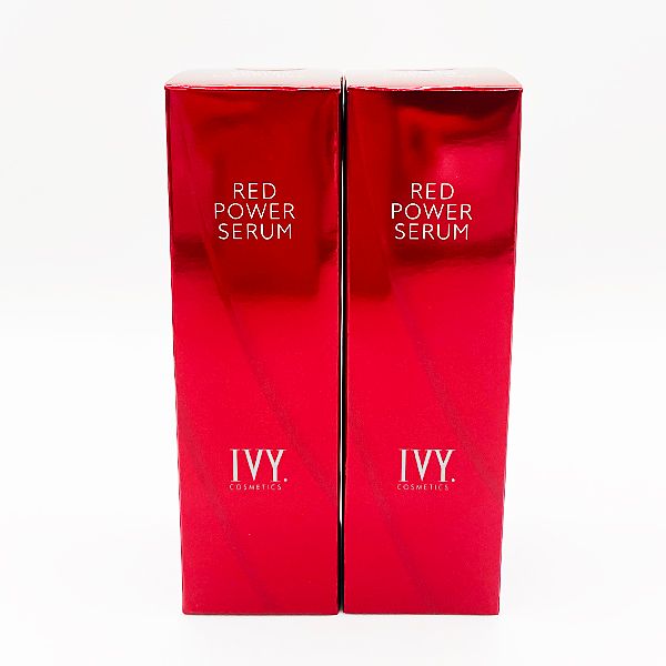 ◆2本セット 計60ml ◆アイビー レッドパワーセラム 30ml 浸透美活液 美容液 IVY