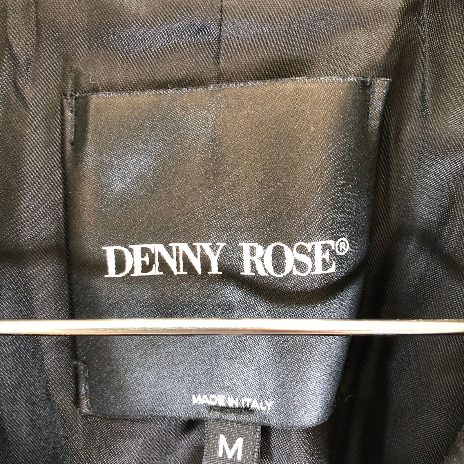 ☆レア商品☆ 【イタリア製】 Denny Rose デニーローズ M ブラック 黒 総花柄 ロングコート スプリングコート - メルカリ