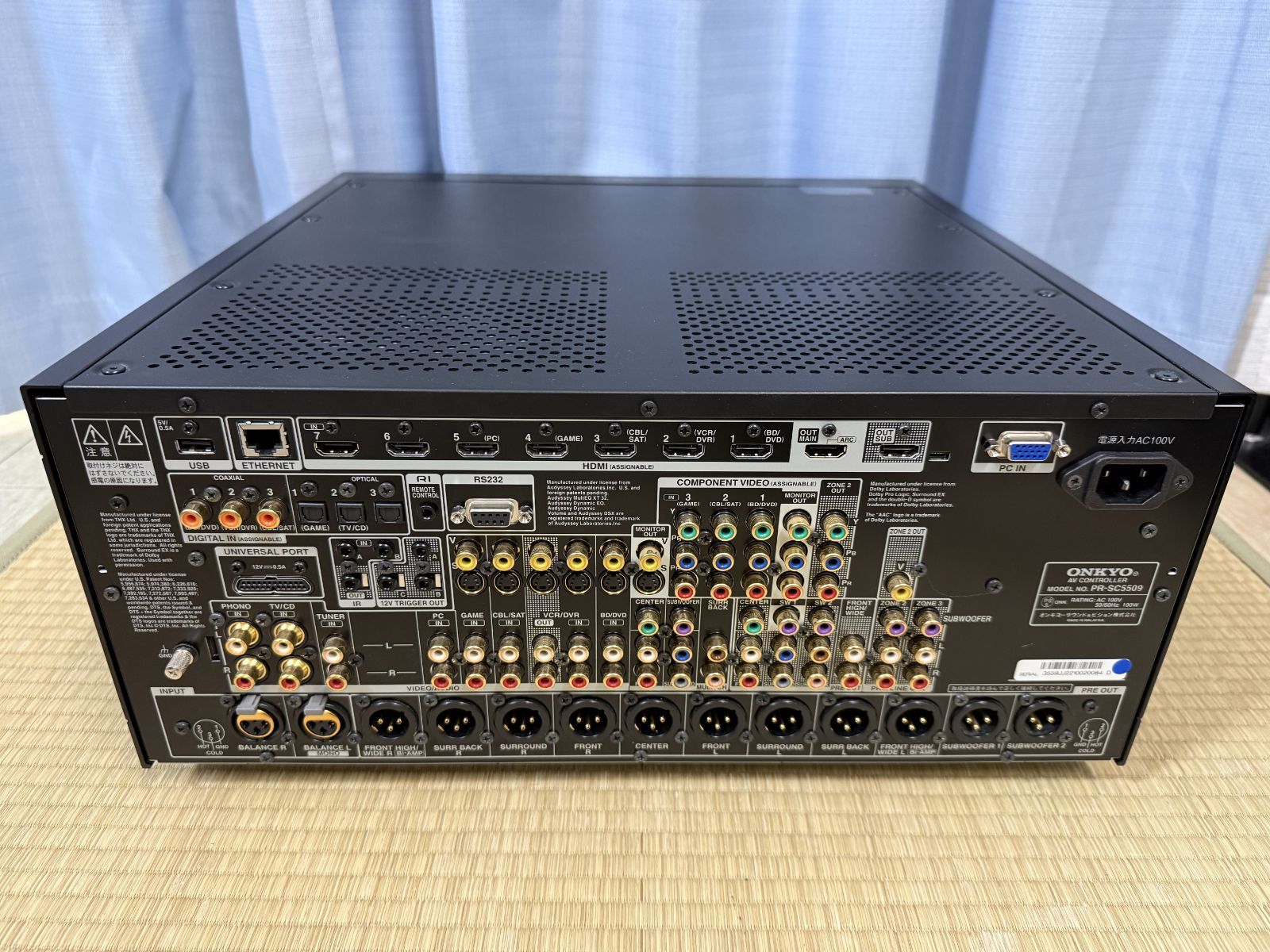 ONKYO PR-SC5509 アンプ オンキョー AV Controller リモコン RC-692M