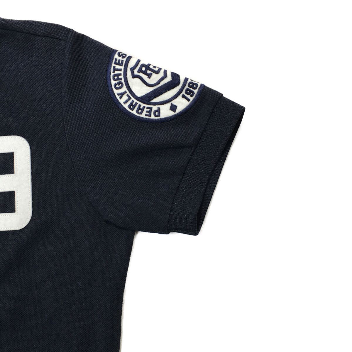 メンズ パーリーゲイツ PEARLY GATES 半袖ポロシャツ 4(M) 紺 ネイビー