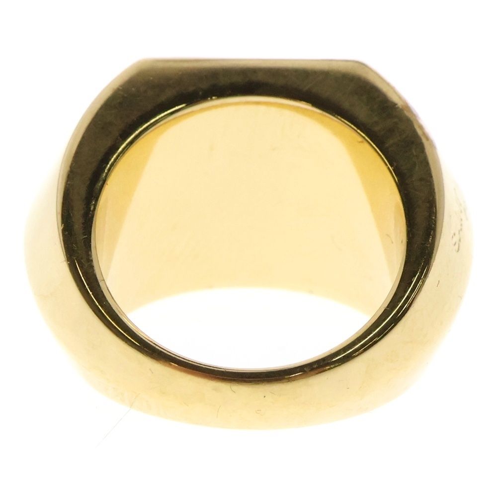 SAINT LAURENT PARIS サンローランパリ サンローラン 指輪 リングゴールド×ブラック GP