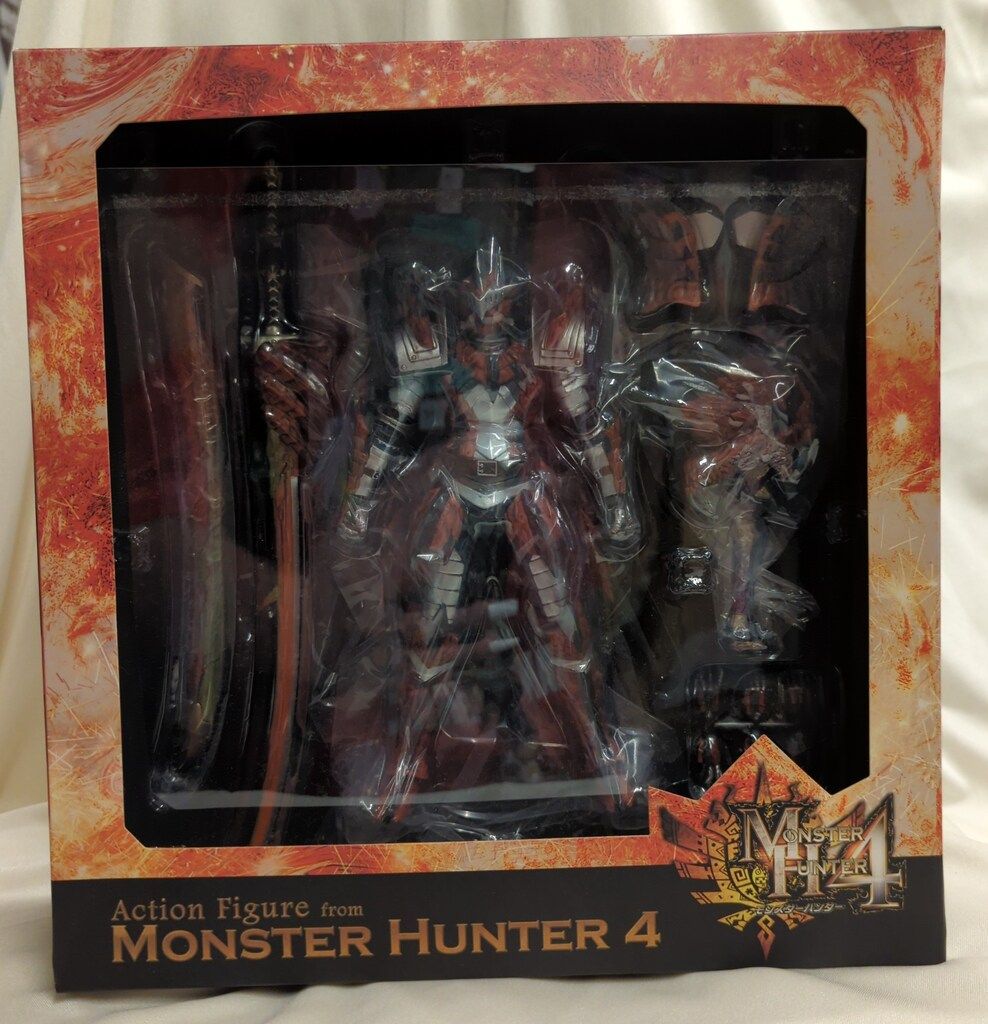 レウスシリーズ装備ハンター フル可動アクションフィギュア 千値練 モンスターハンター4 フル可動アクションフィギュア レウス装備