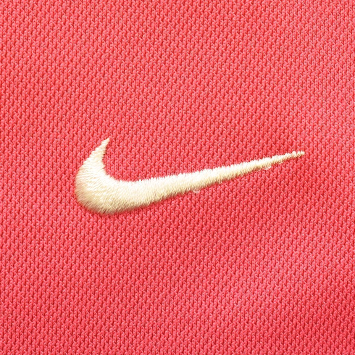 00s NIKE ナイキ センターロゴ刺繍 ハーフジップ 半袖 トラック
