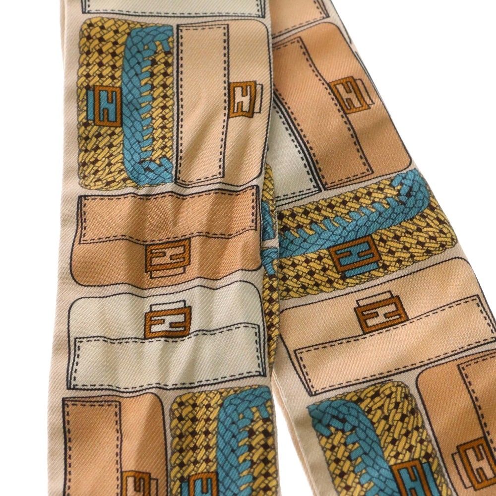 FENDI ラッピー スカーフ バンドー すぐ届く FENDIフェンディ ラッピー シルクバンドゥ スカーフ