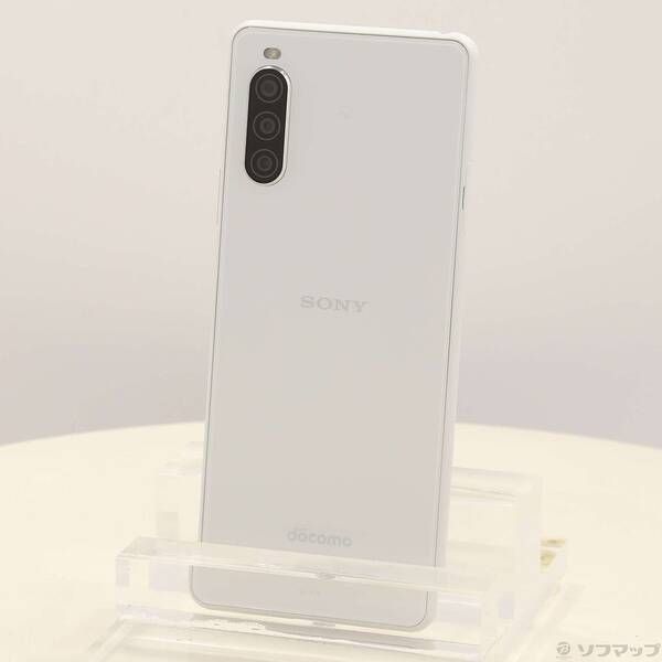中古品〕 Xperia 10 II 64GB ホワイト SO-41A docomoロック解除