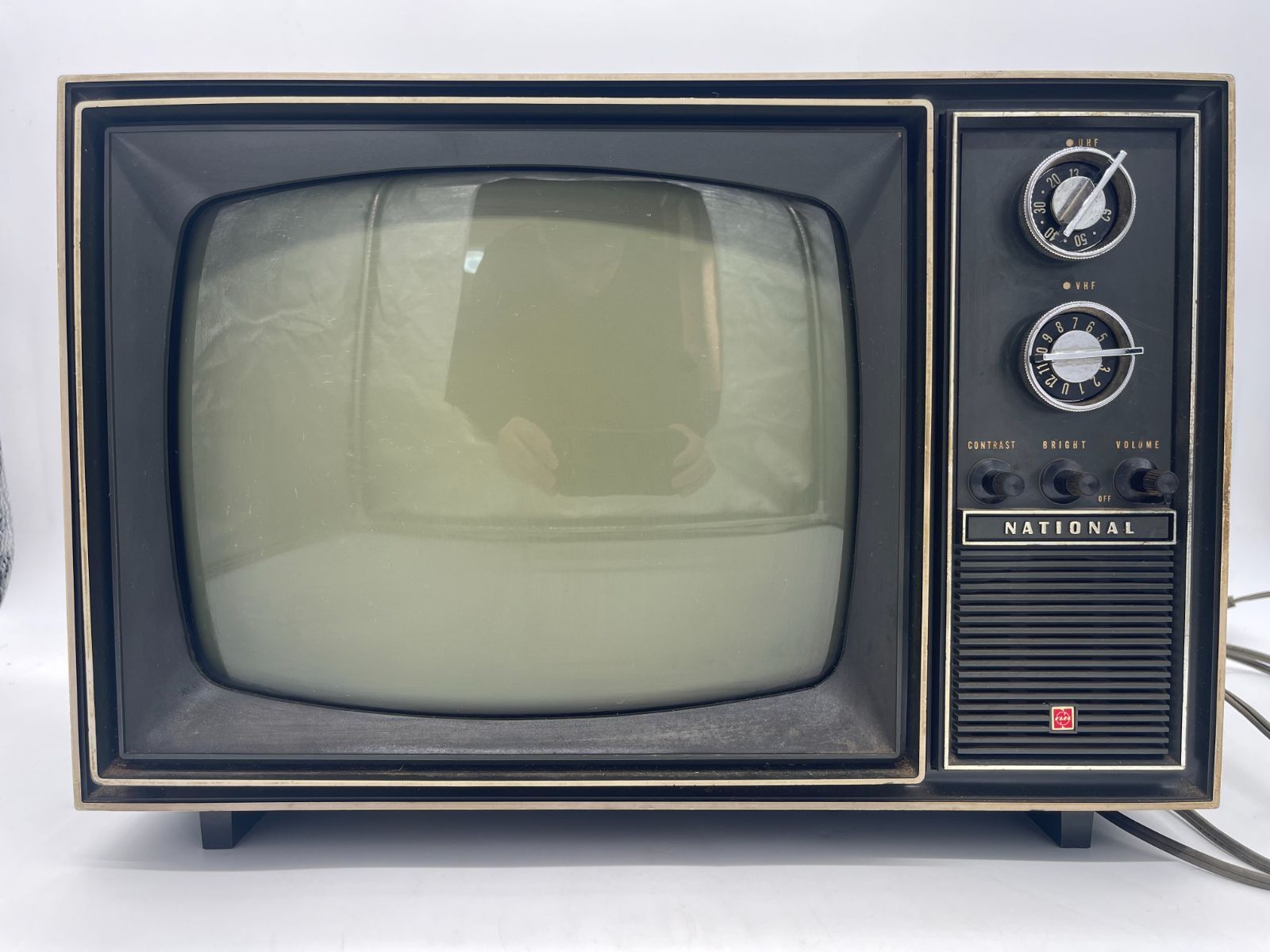 National ナショナル トランジスタ テレビ TR-712 白黒テレビ 昭和レトロ 昭和 レトロ