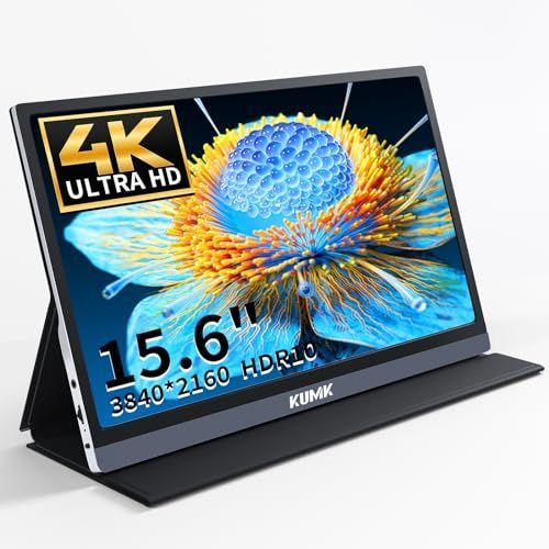 モバイルモニター 4K UHD モバイルディスプレイ 15.6インチ3840