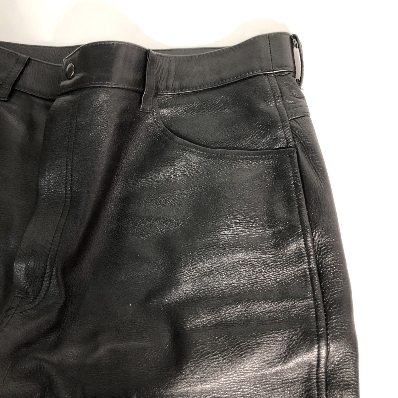 未使用】レザーパンツ 未使用 サードマガジン(THIRD MAGAZINE)レザー