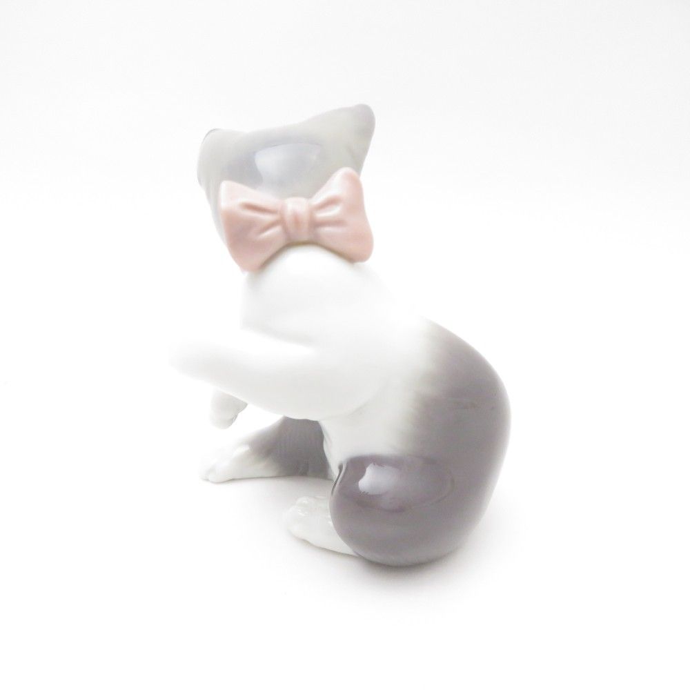 美品 LLADRO リヤドロ 驚いた仔猫ちゃん フィギュリン 置物 陶器 西洋