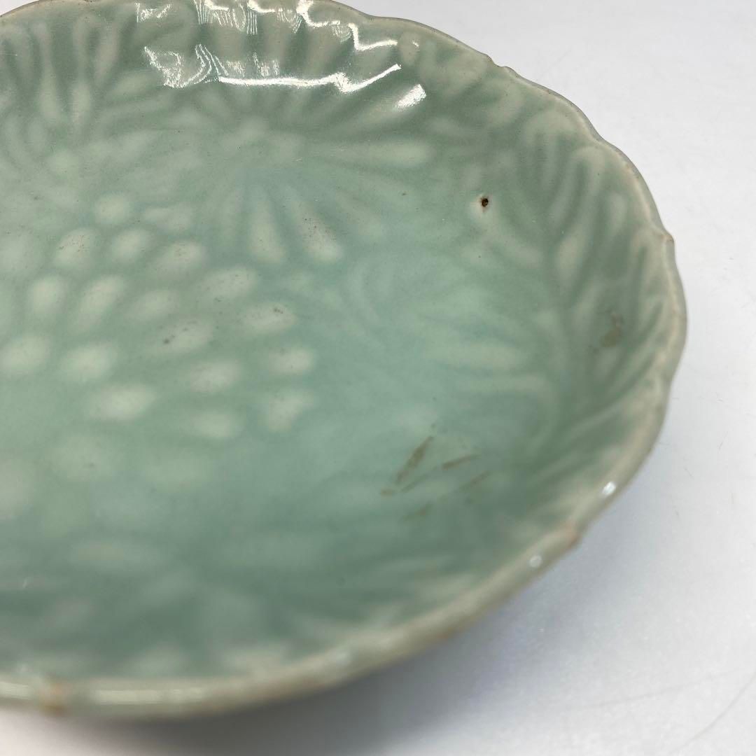 江戸時代 鍋島青磁 中皿 直径約13㎝ 東里6-0615① - メルカリ
