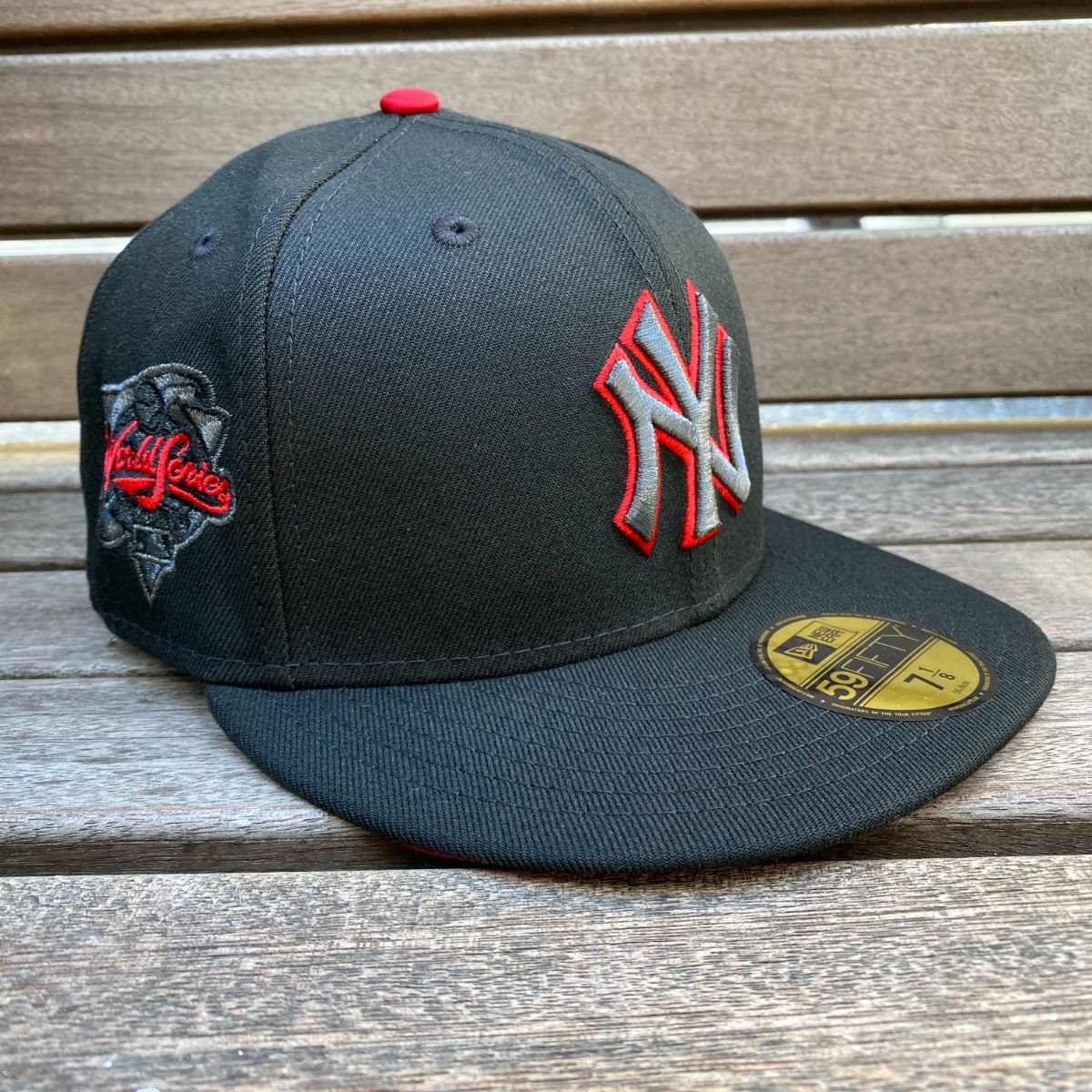 参考価格 NEW ERA ニューエラ/ キャップ 帽子 ヤンキース USA製 黒 赤