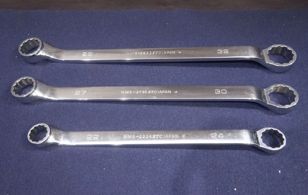 KTC ネプロス 45°×6°メガネレンチ 3本セット