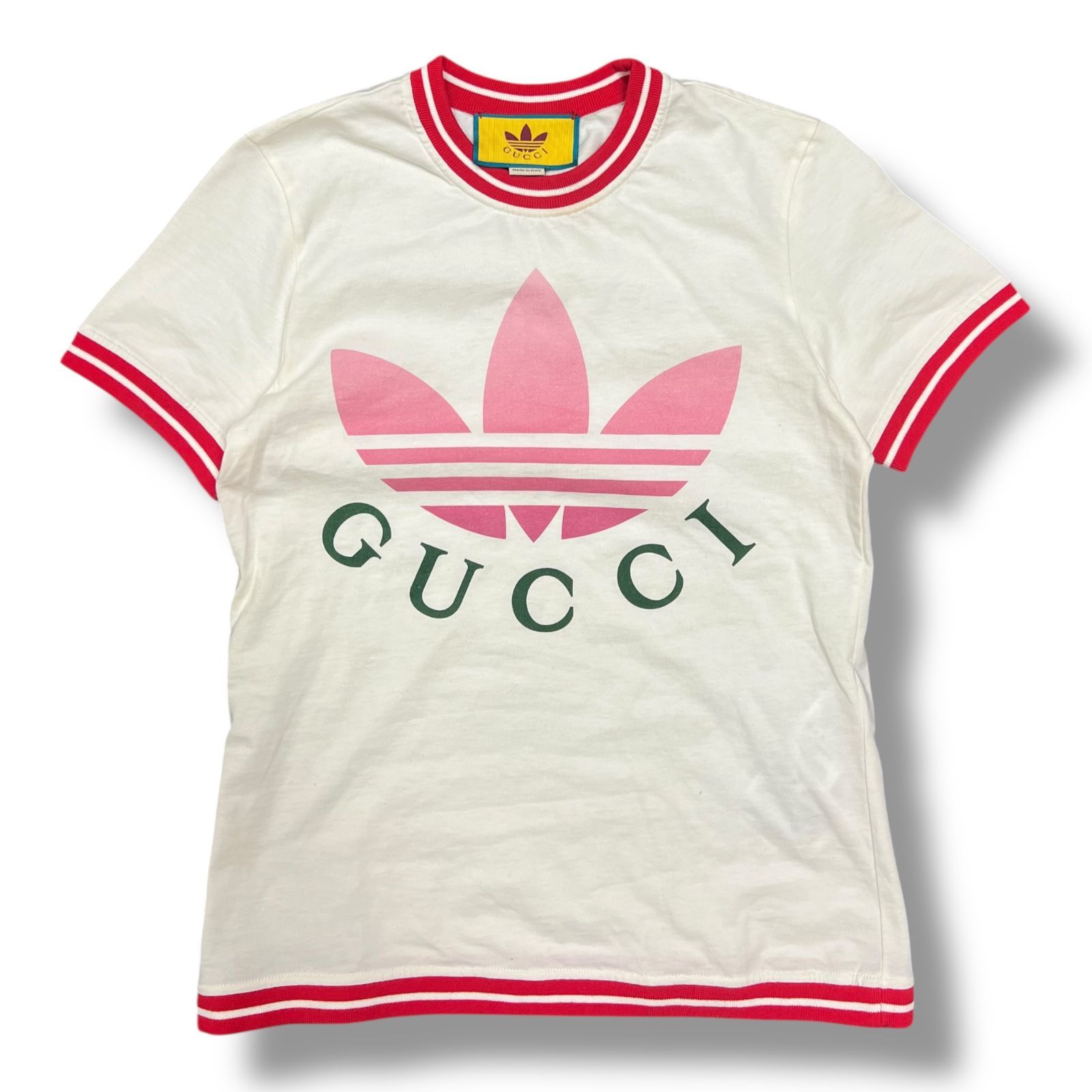 GUCCI アディダス コラボ 半袖Tシャツ S 国内正規 GUCCI adidasコラボ 半袖Tシャツ ブラック Sサイズ