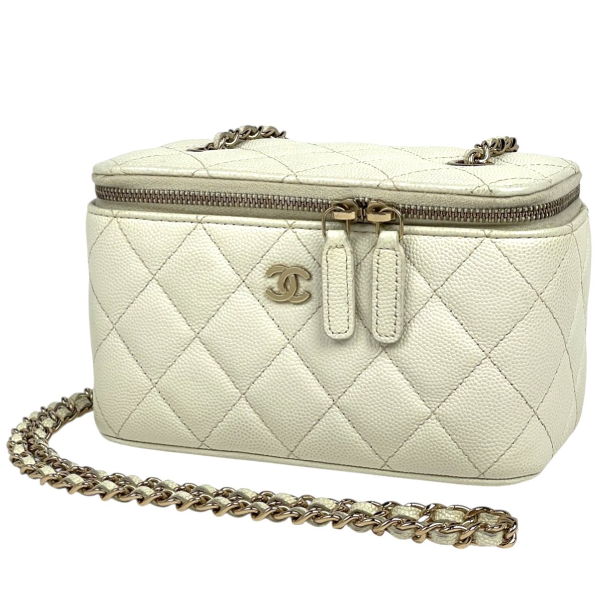 か*ー様 美品✨ CHANEL バニティ キャビアスキン ココマーク ホワイト 楽天市場】CHANEL シャネル ココマーク ハンドバッグ バニティ
