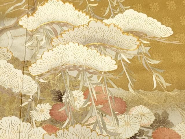 まぐまぐ様。⭐❣️作家物留め袖柄全体金箔塗り未使用帯金帯超豪華な留め袖セットです まぐまぐ様。⭐❣️作家物留め袖柄全体金箔塗り未使用帯金帯