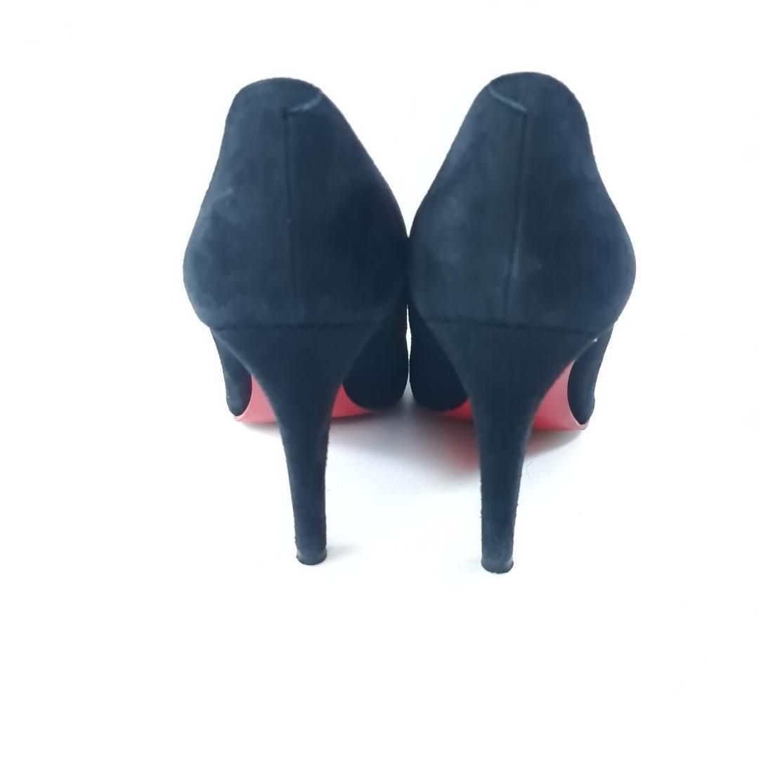 DIANA パンプス レッドソール ポインテッドトゥ スエード 24cm