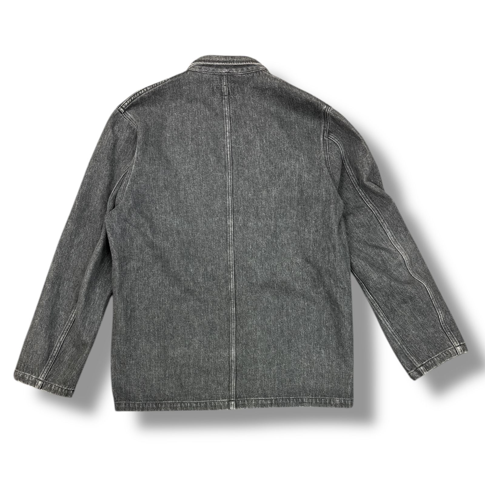 参考上代55000円 HERILL 22SS HL Gray Denim W Jacket グレーデニム 