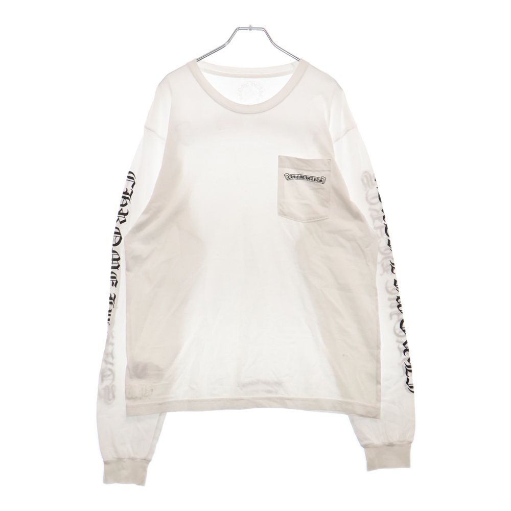 クロムハーツ CH L/S /1 アームロゴプリント長袖カットソー メンズ L 