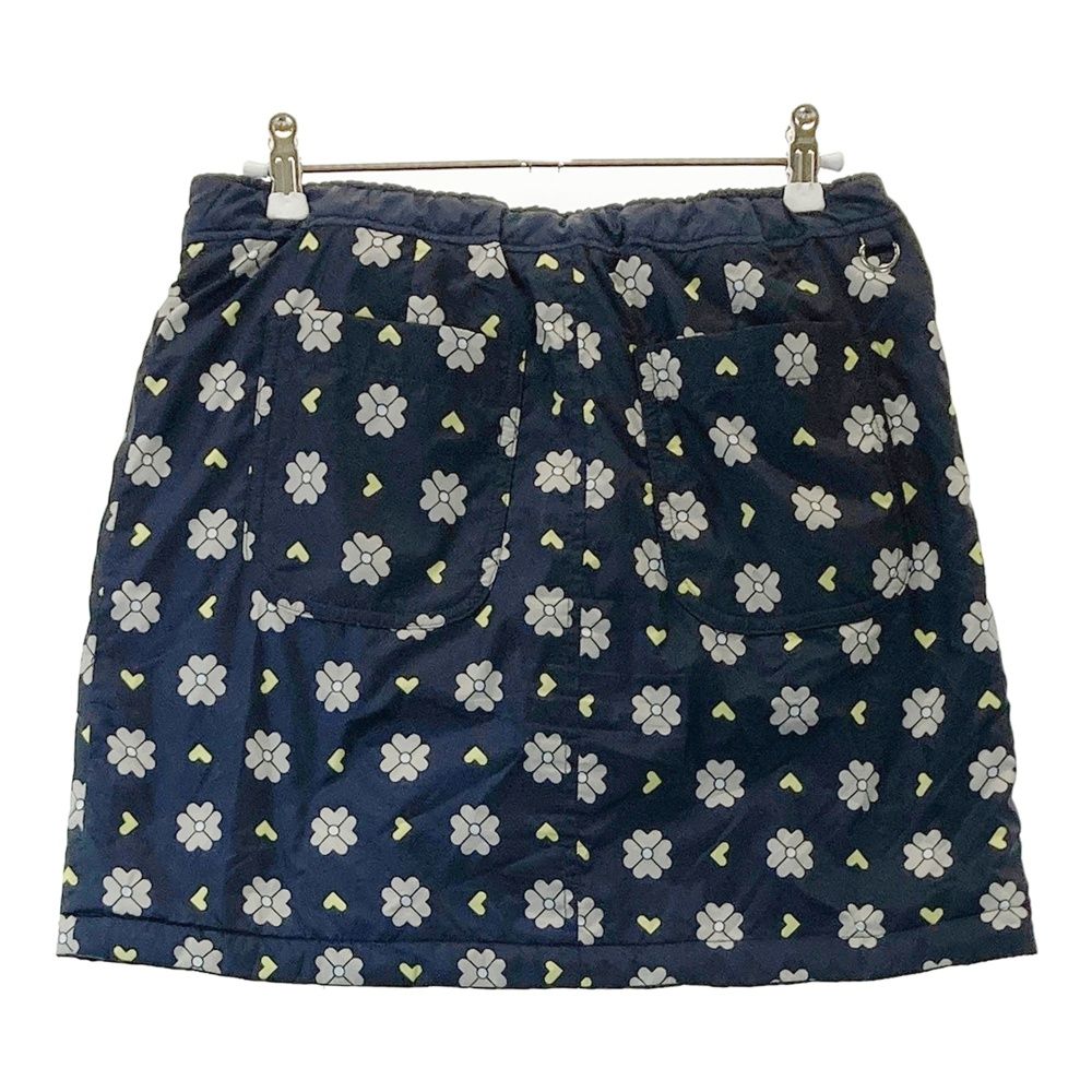 サイズ 40 VIVA HEART ビバハート リバーシブル 中綿スカート 花柄 ネイビー系 240101461944 ゴルフウェア レディース ストスト