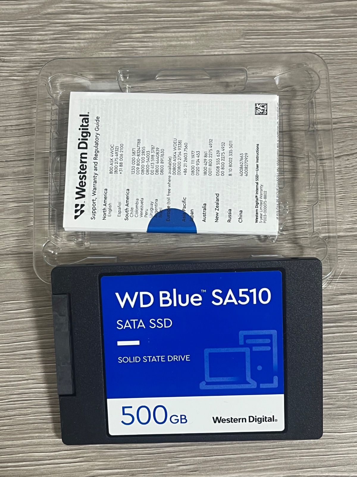 WD Blue SA510 500GB SSD 新品、未使用品 500GB WD Blue SA510 SATA
