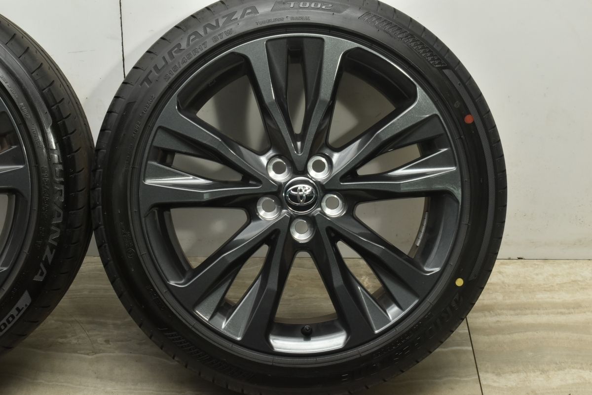 2024年製 バリ溝】トヨタ カローラツーリング W×B 純正 17in 7.5J +50