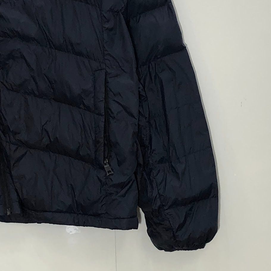 NAUTICA◆ダウンジャケット/XXL/ナイロン/GRN/nmj34147 90s ノーティカ 刺繍 リバーシブル ナイロン ダウンジャケット XXL